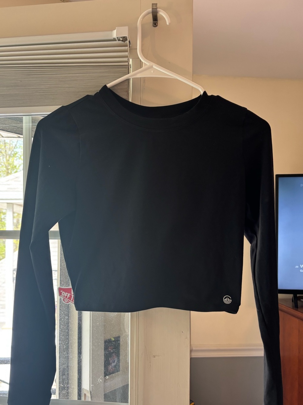 Hollister Activewear cropped long sleeve